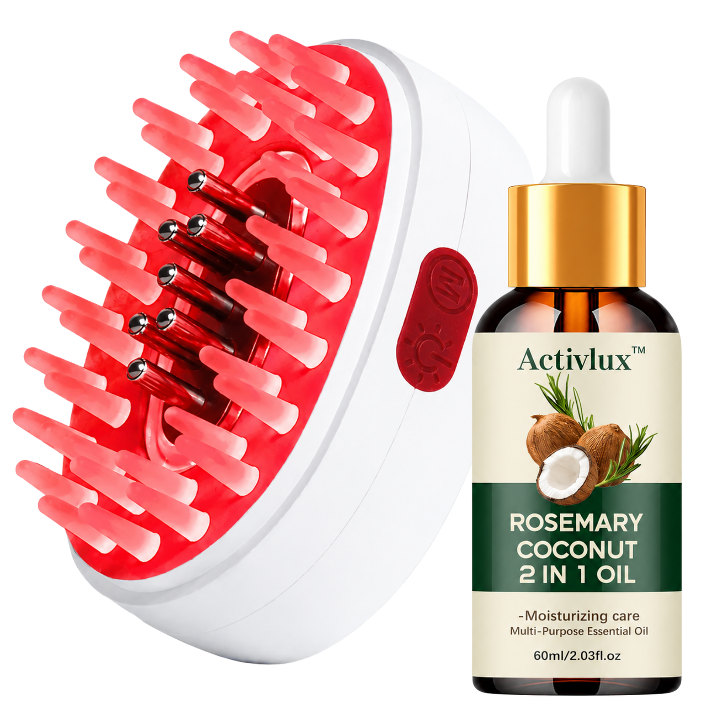Hair Comb + Growth-Boosting Serum