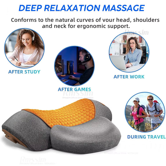 Neck Massager Pillow Cervical Stretcher Heating COSSEAL TM